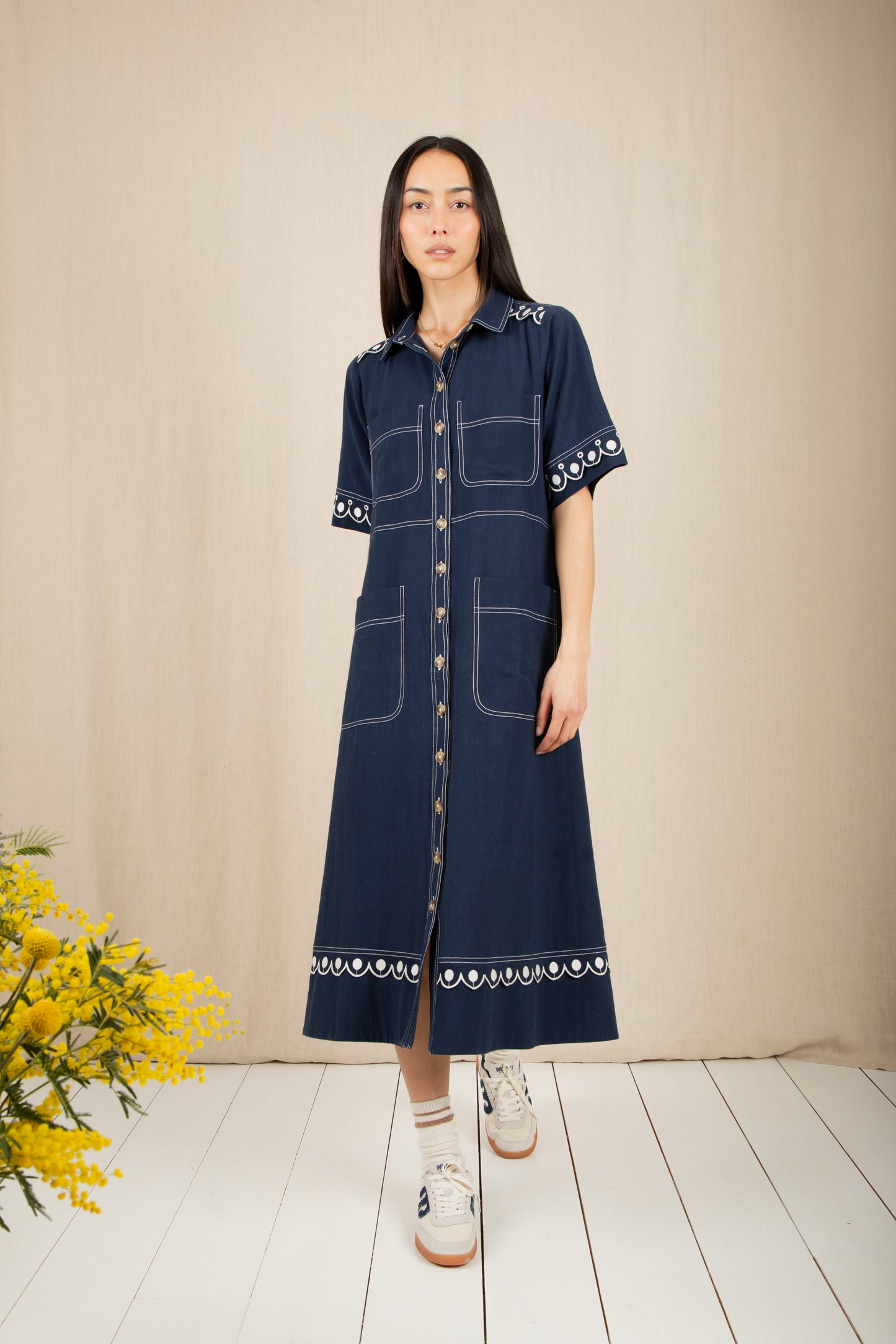 Andie Dress - Navy