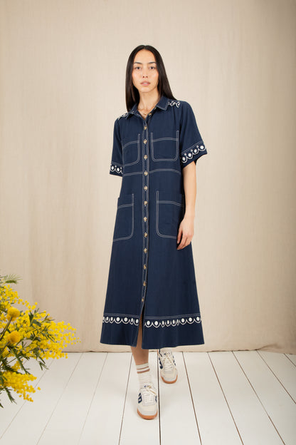 Andie Dress - Navy