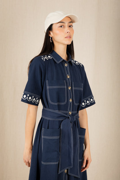 Andie Dress - Navy