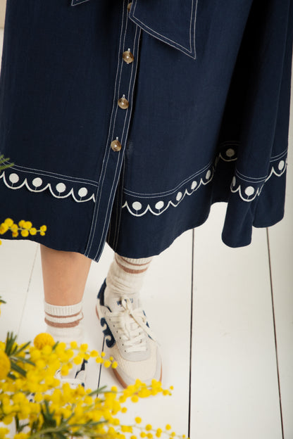 Andie Dress - Navy