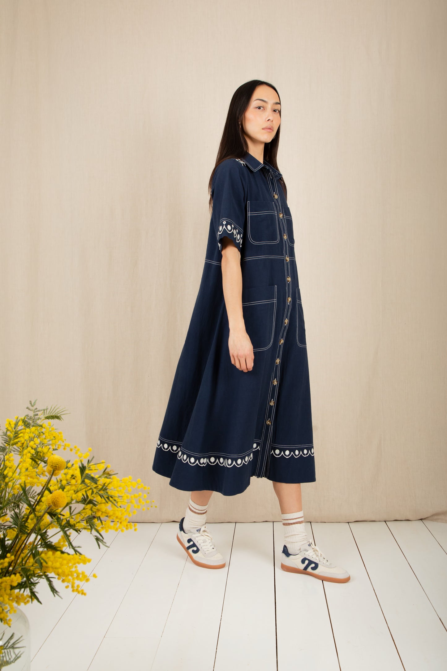 Andie Dress - Navy