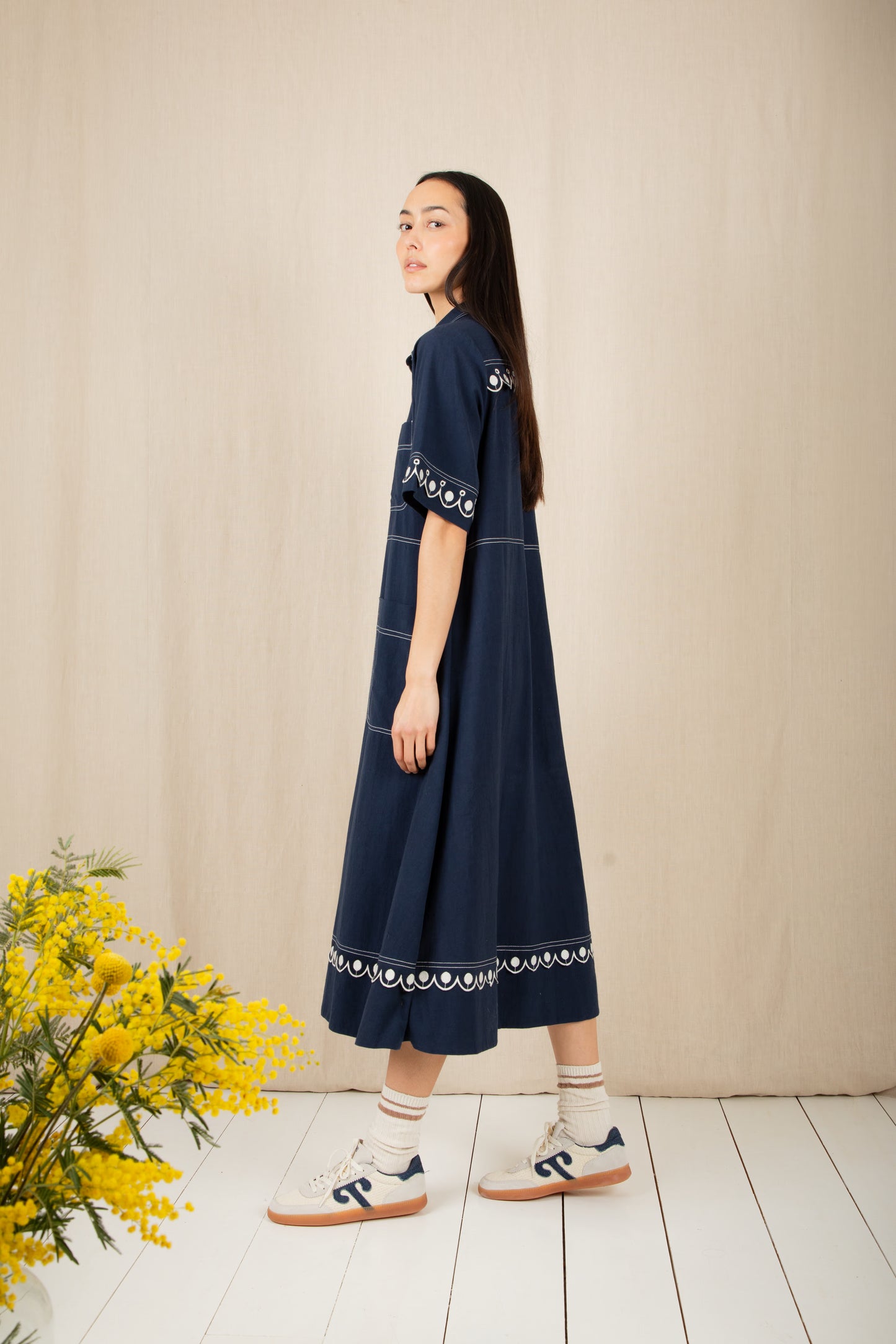 Andie Dress - Navy
