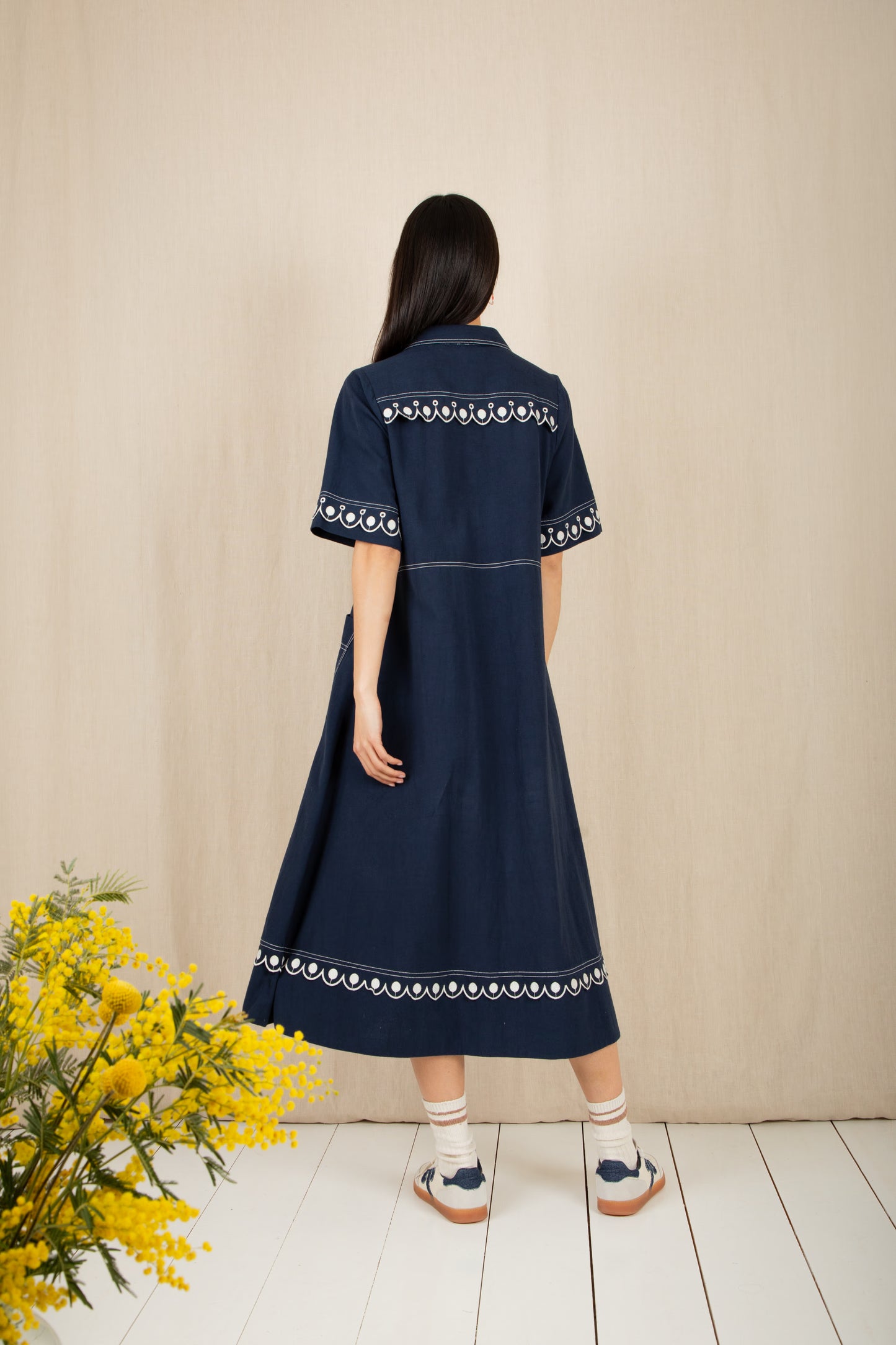 Andie Dress - Navy