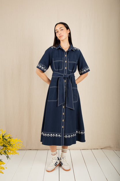 Andie Dress - Navy