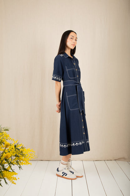 Andie Dress - Navy