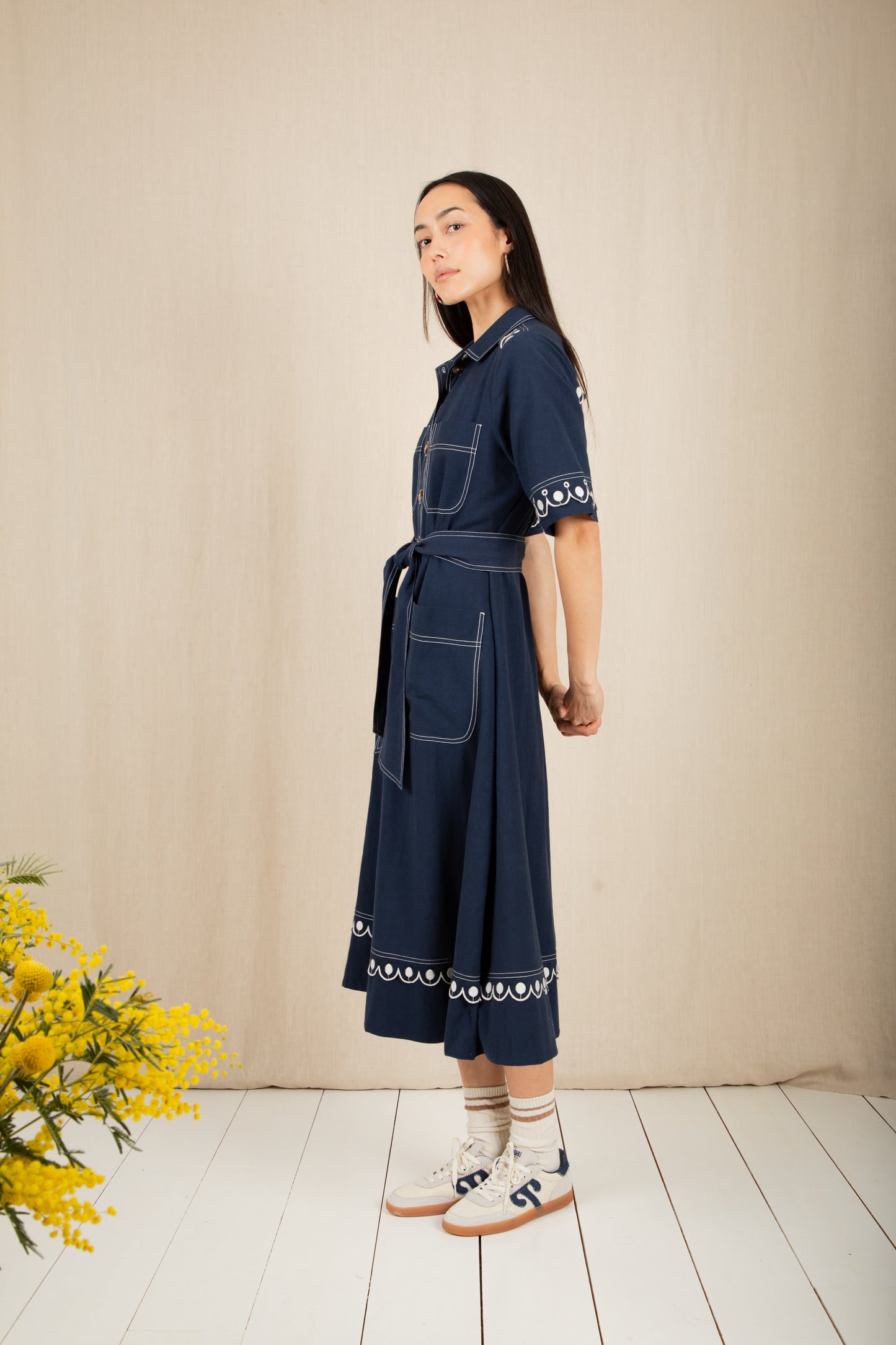 Andie Dress - Navy