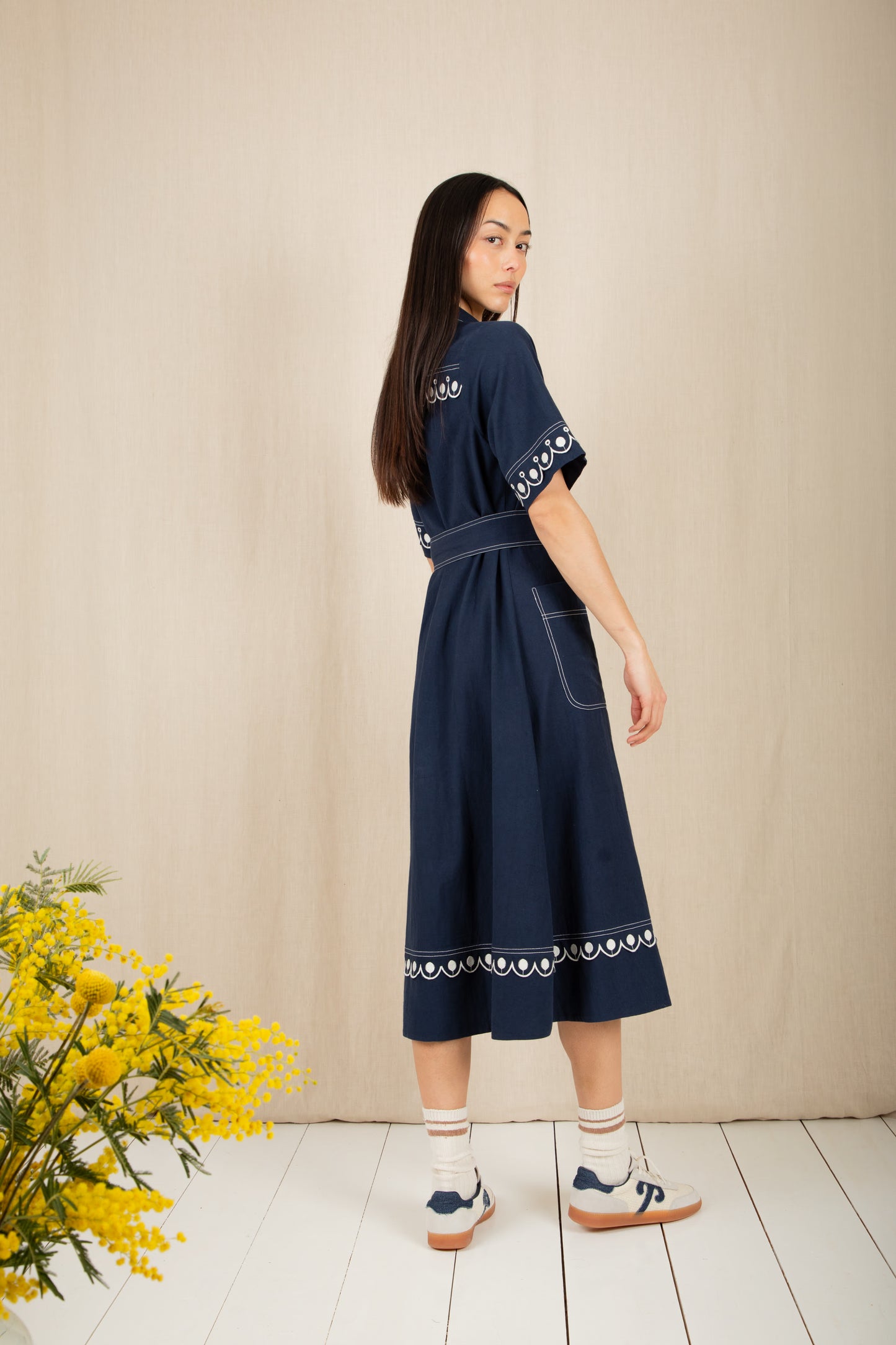Andie Dress - Navy