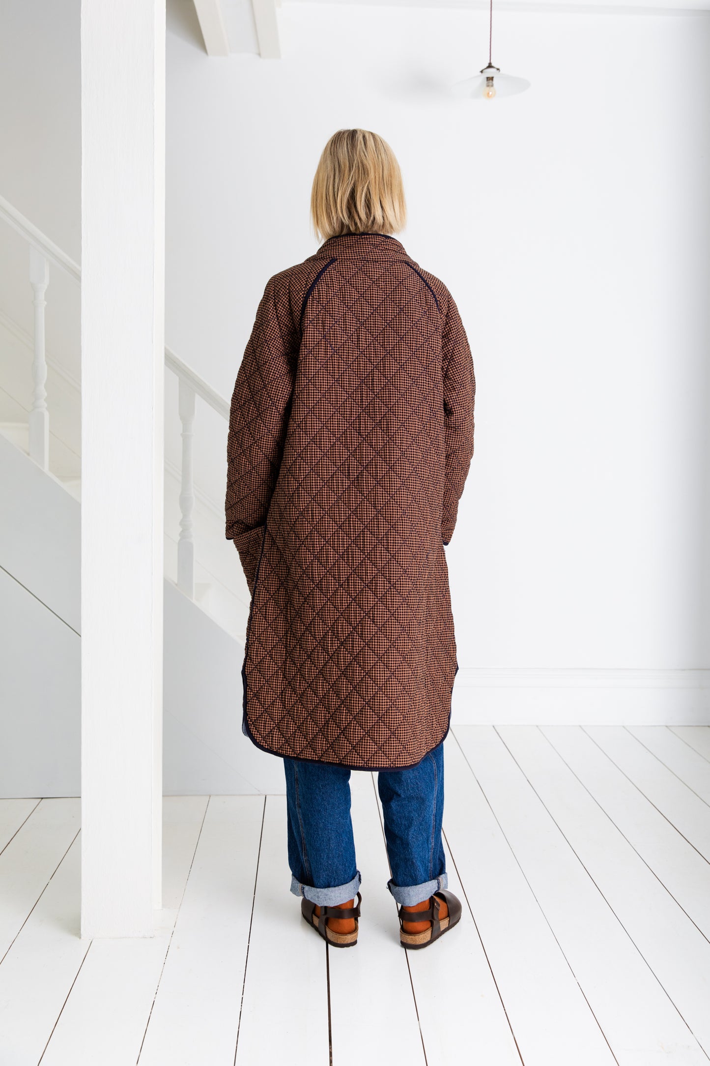 Aveline Coat - Midnight / Tan