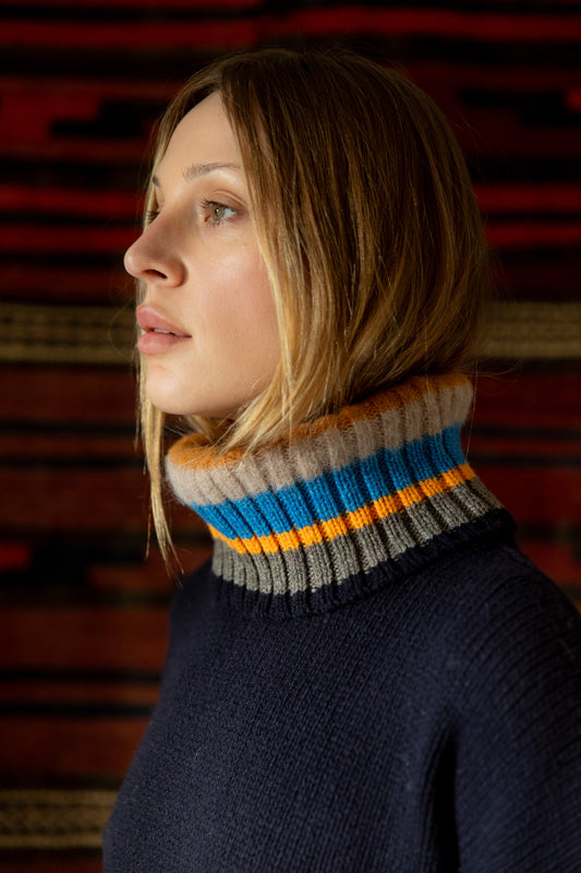Bailey Jumper - Navy Multi