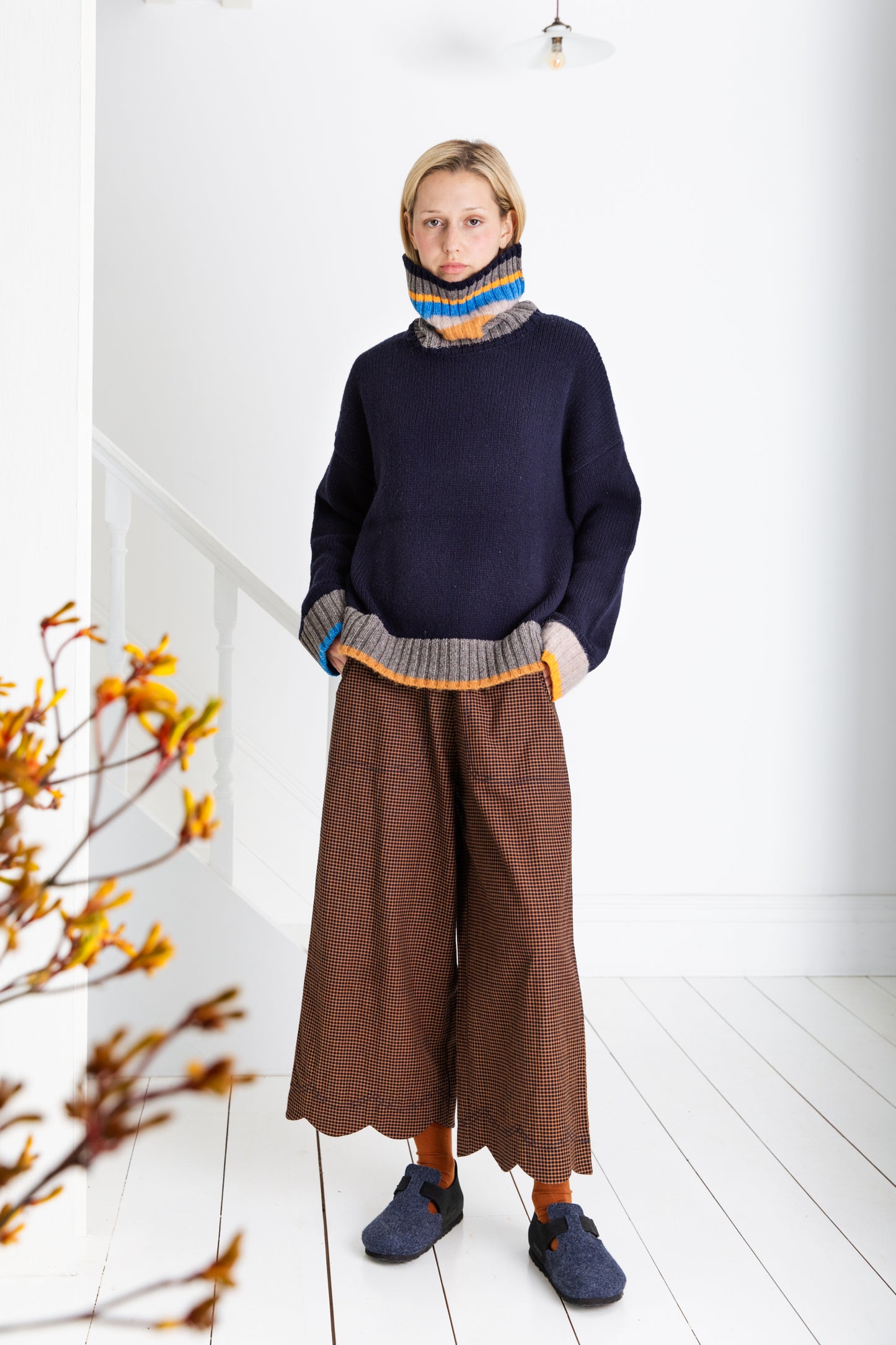 Bailey Jumper - Navy Multi