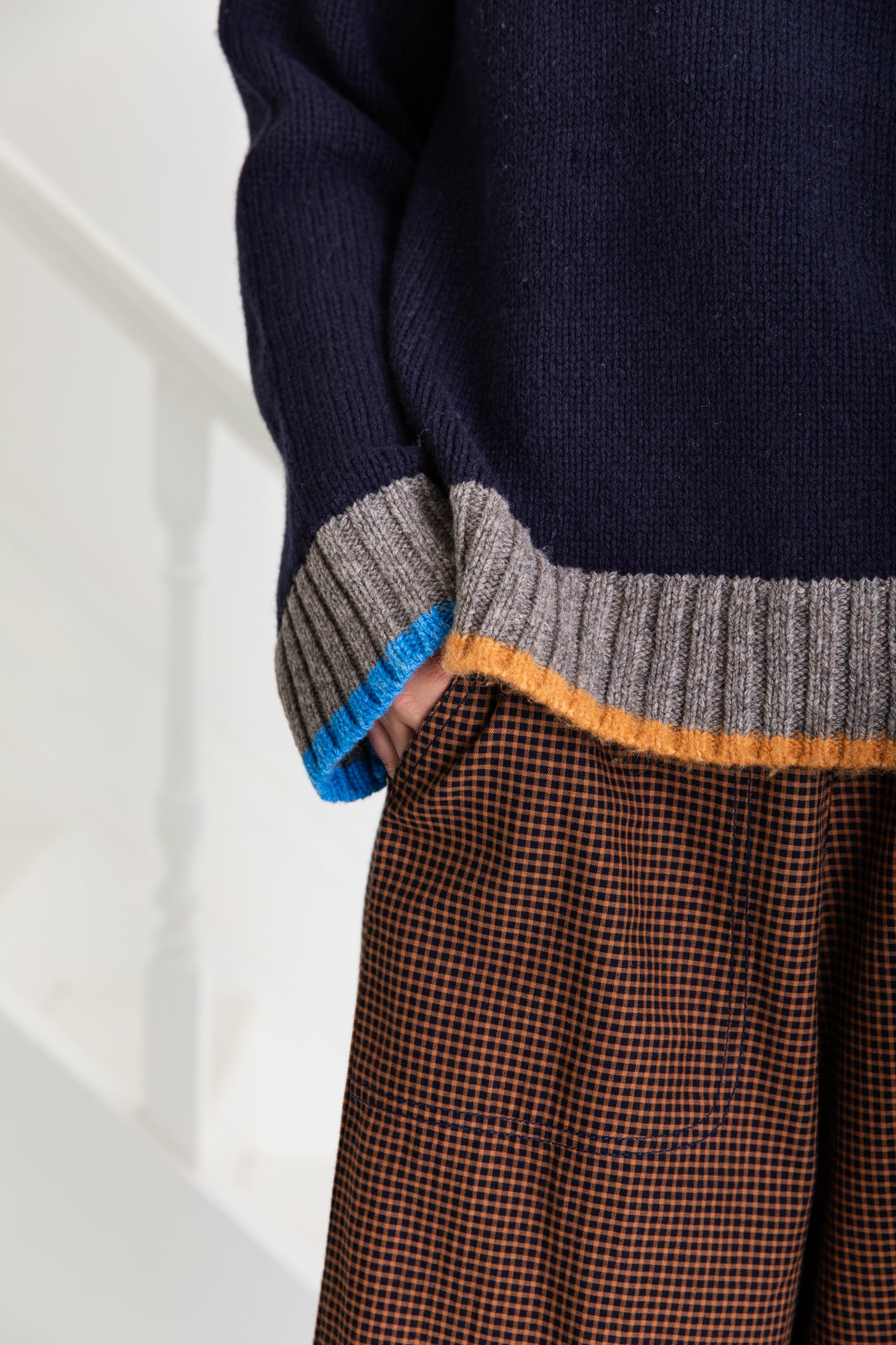 Bailey Jumper - Navy Multi
