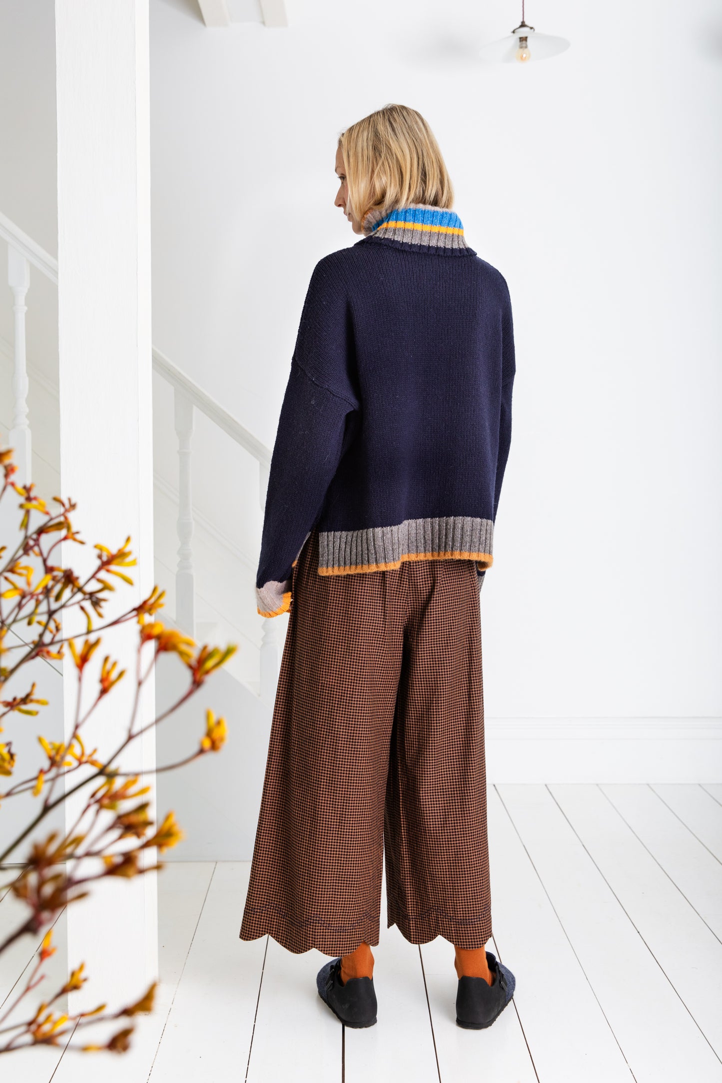 Bailey Jumper - Navy Multi