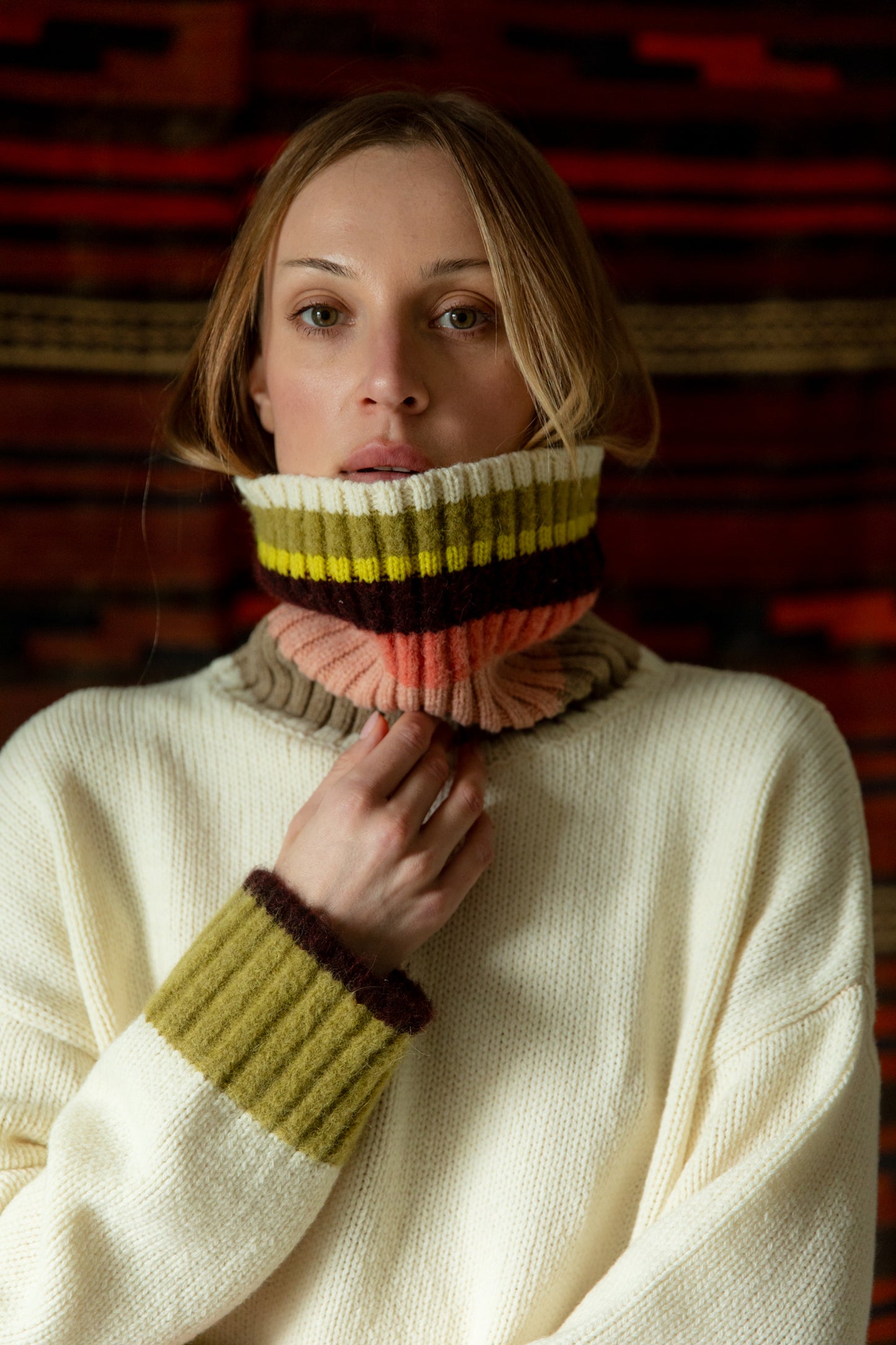 Bailey Jumper - Winter White Multi