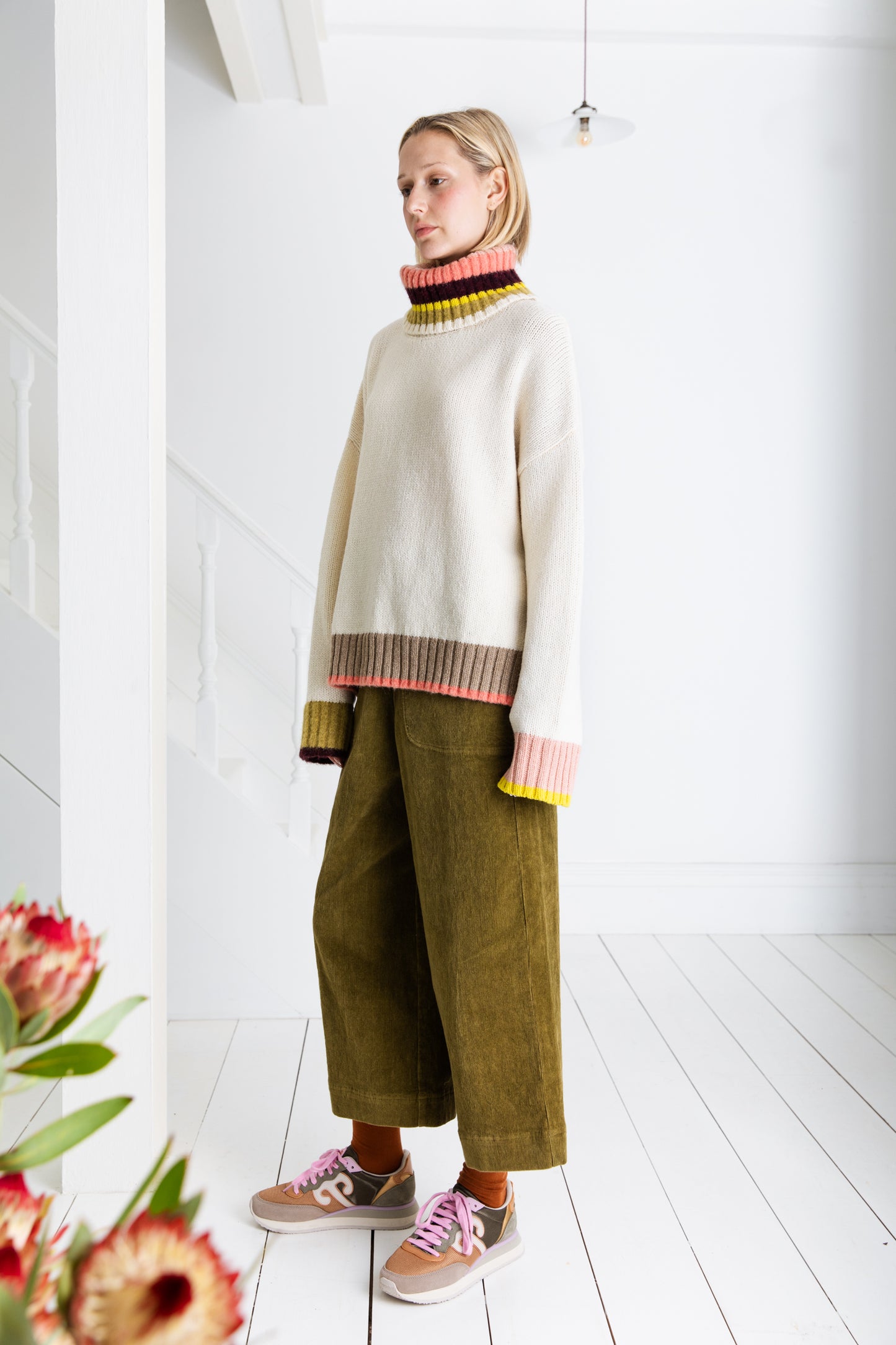 Bailey Jumper - Winter White Multi