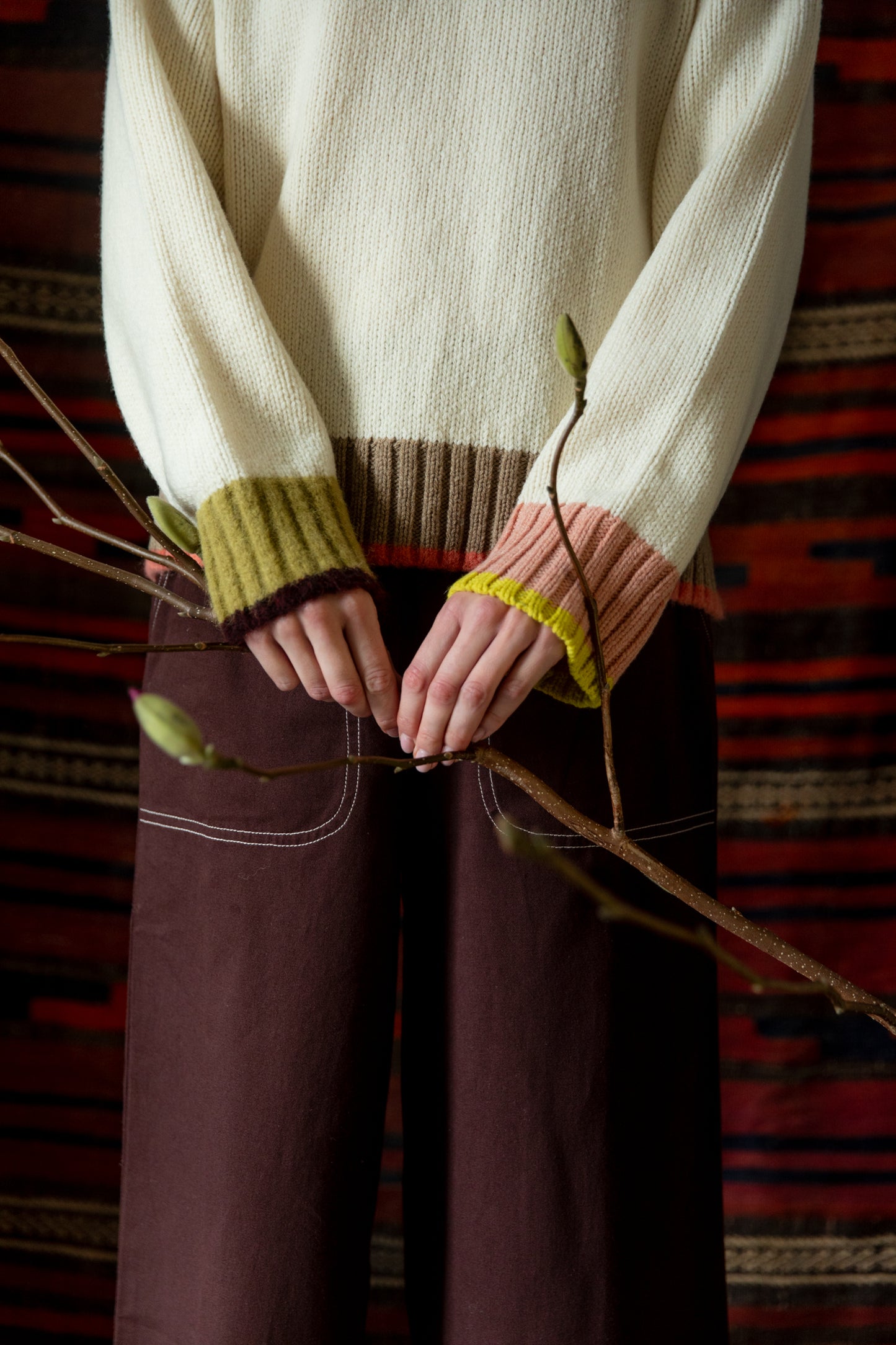 Bailey Jumper - Winter White Multi