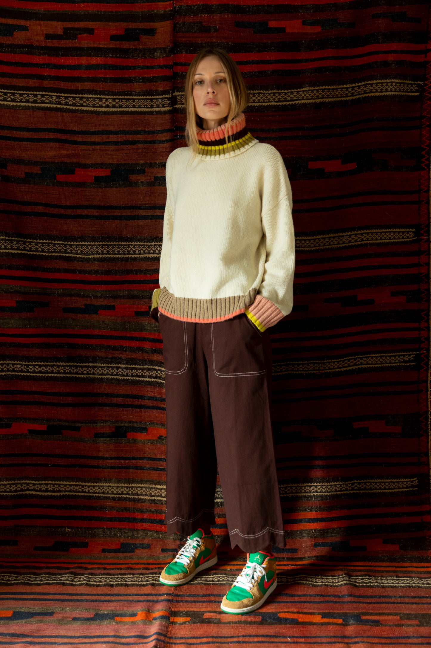 Bailey Jumper - Winter White Multi