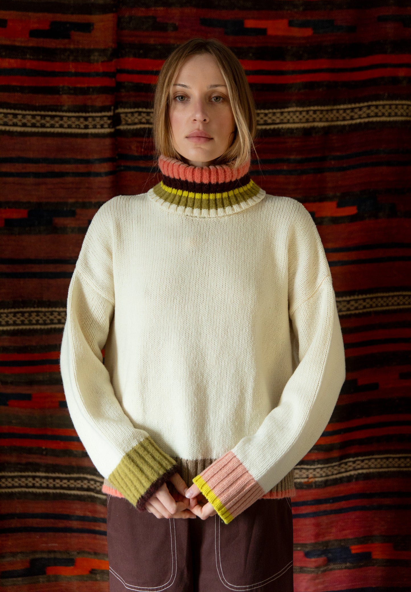 Bailey Jumper - Winter White Multi