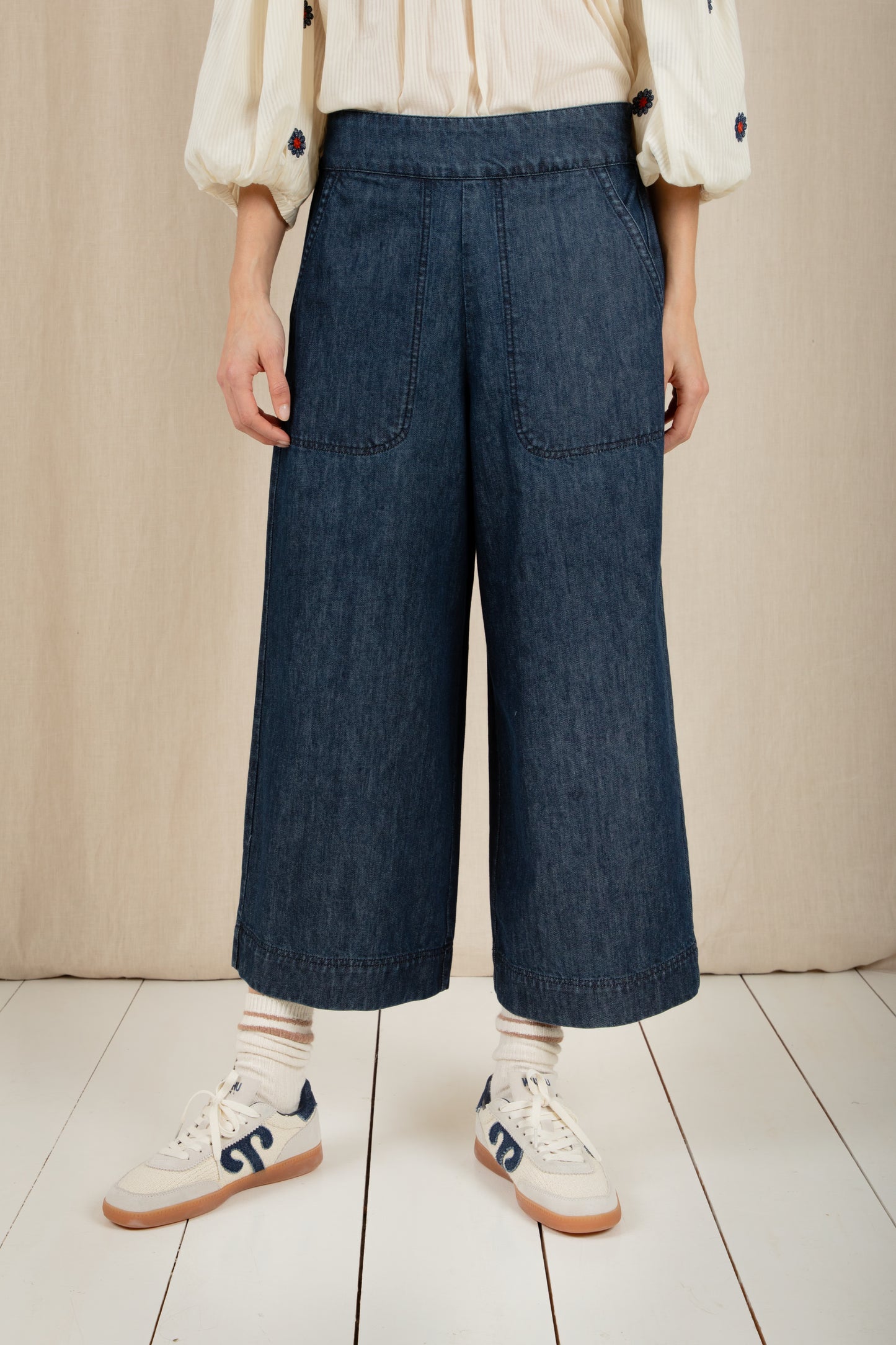 Bijou Trouser - Dark Wash Denim