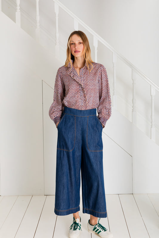 Bijou Trouser - Dark Denim Wash (WS)