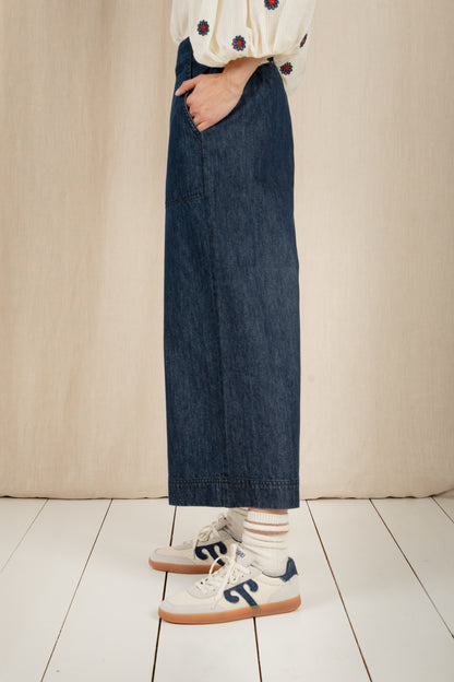 Bijou Trouser - Dark Wash Denim