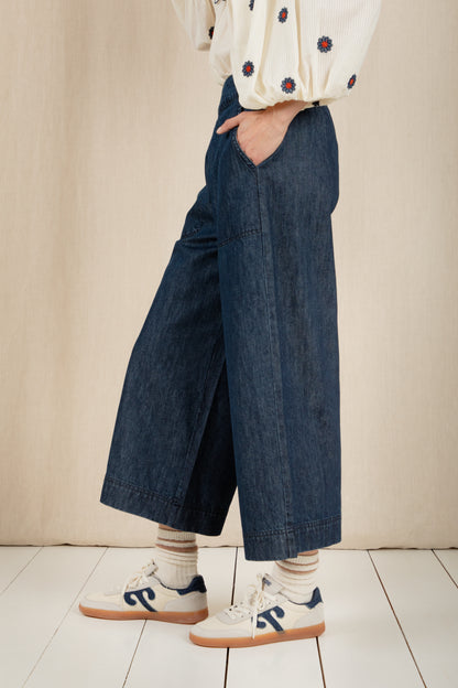 Bijou Trouser - Dark Wash Denim