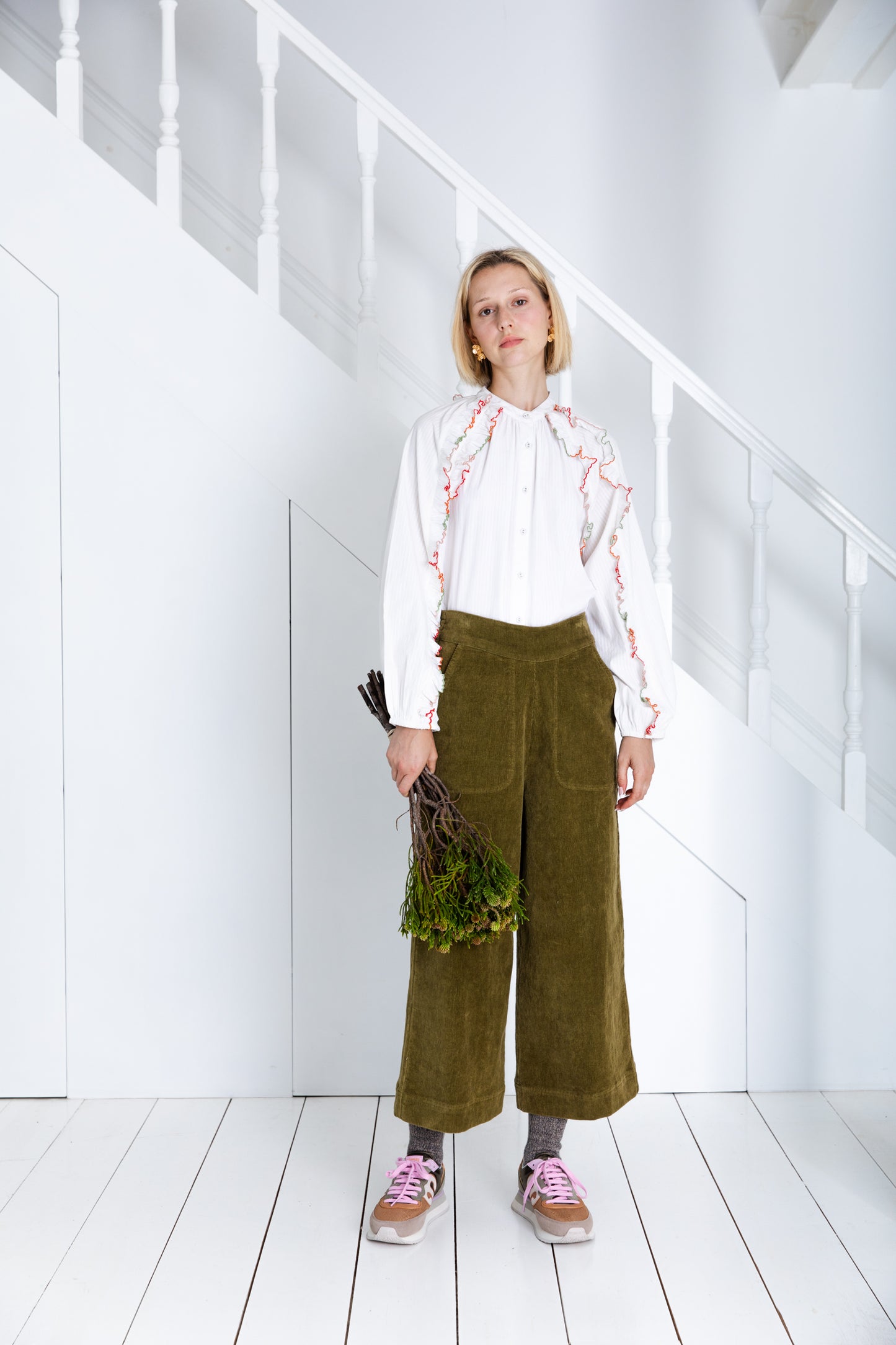 Bijou Trouser - Olive