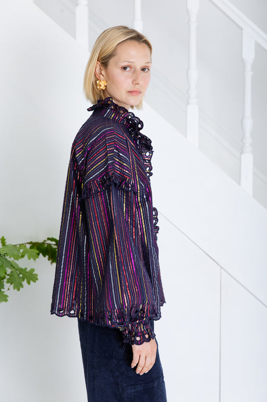Billie Shirt - Midnight Multi