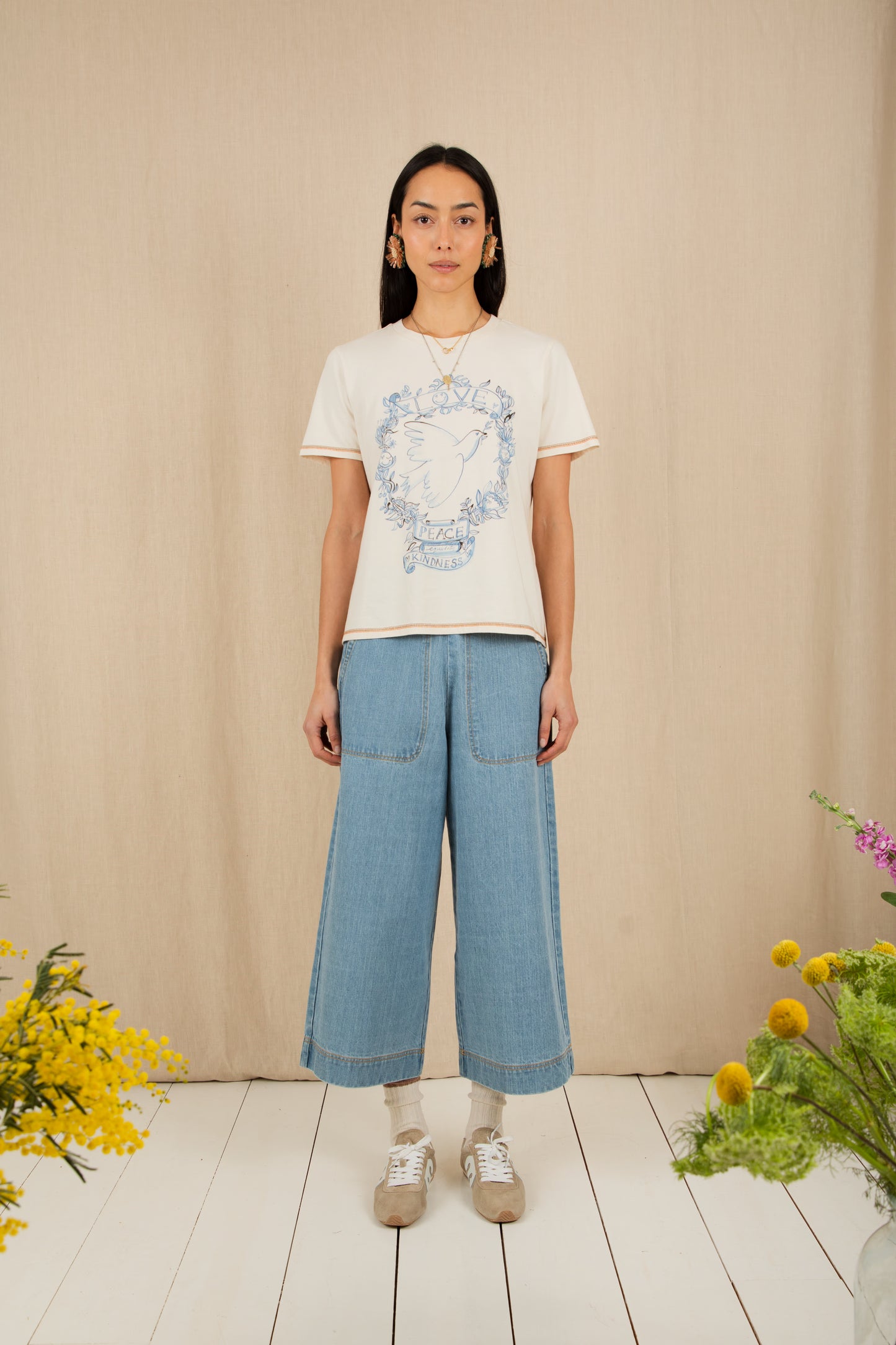 Boyfriend Tee - Ecru