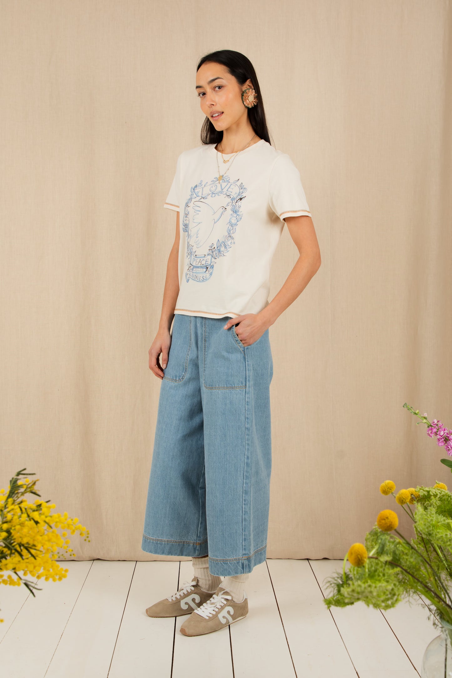 Boyfriend Tee - Ecru