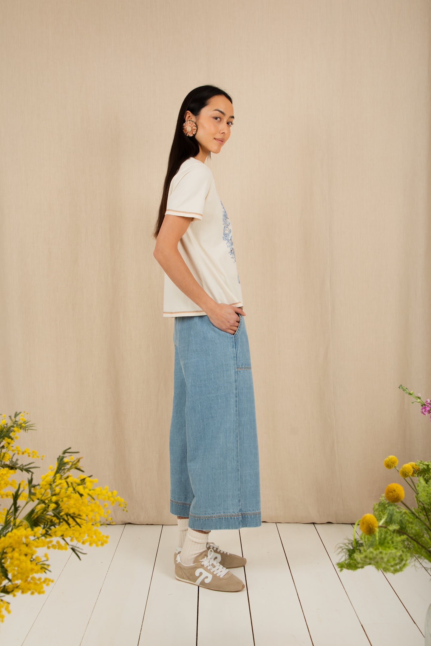 Boyfriend Tee - Ecru