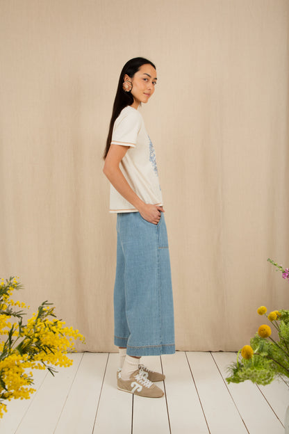 Boyfriend Tee - Ecru