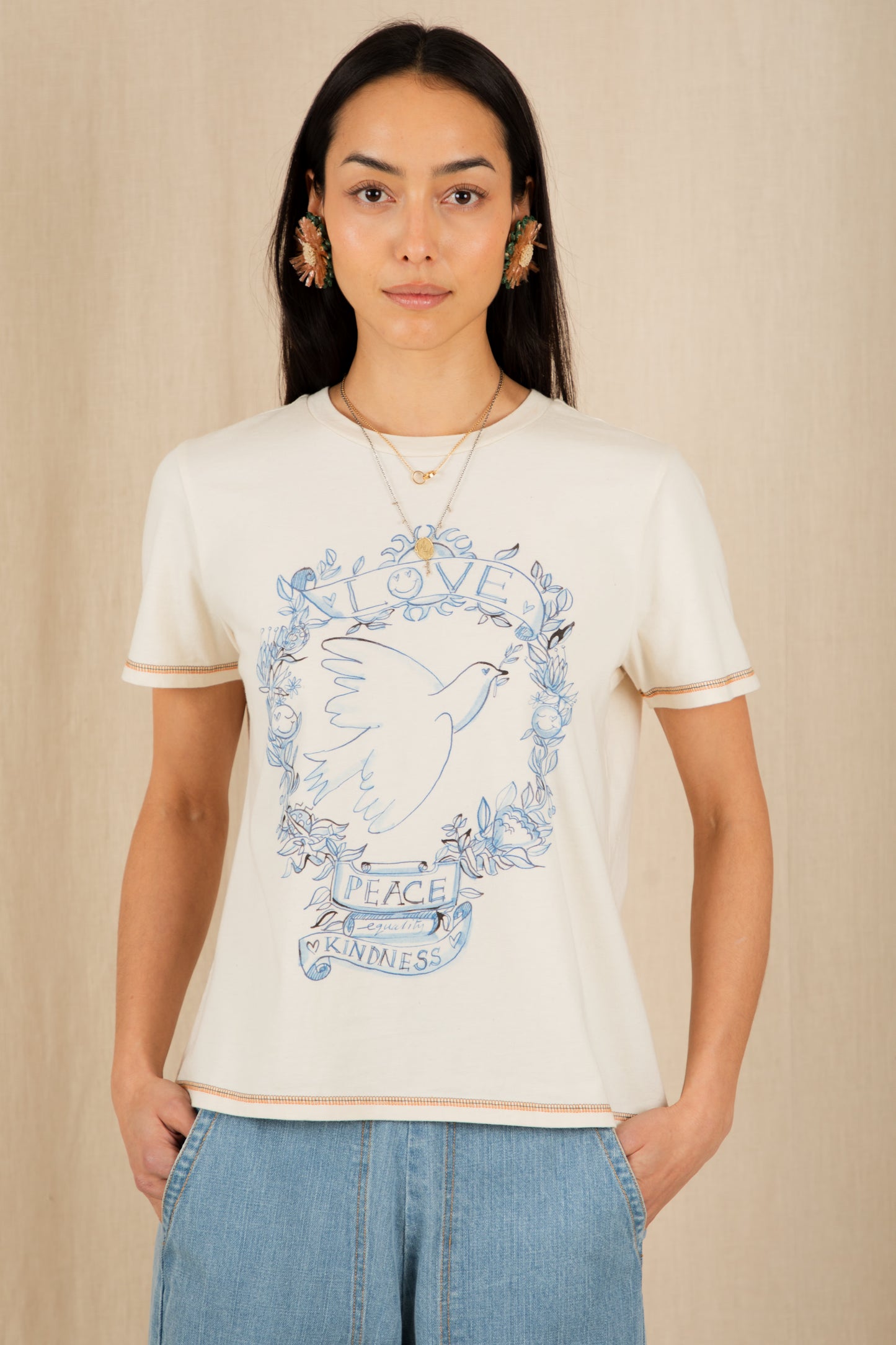 Boyfriend Tee - Ecru