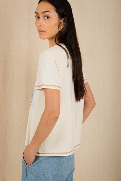 Boyfriend Tee - Ecru