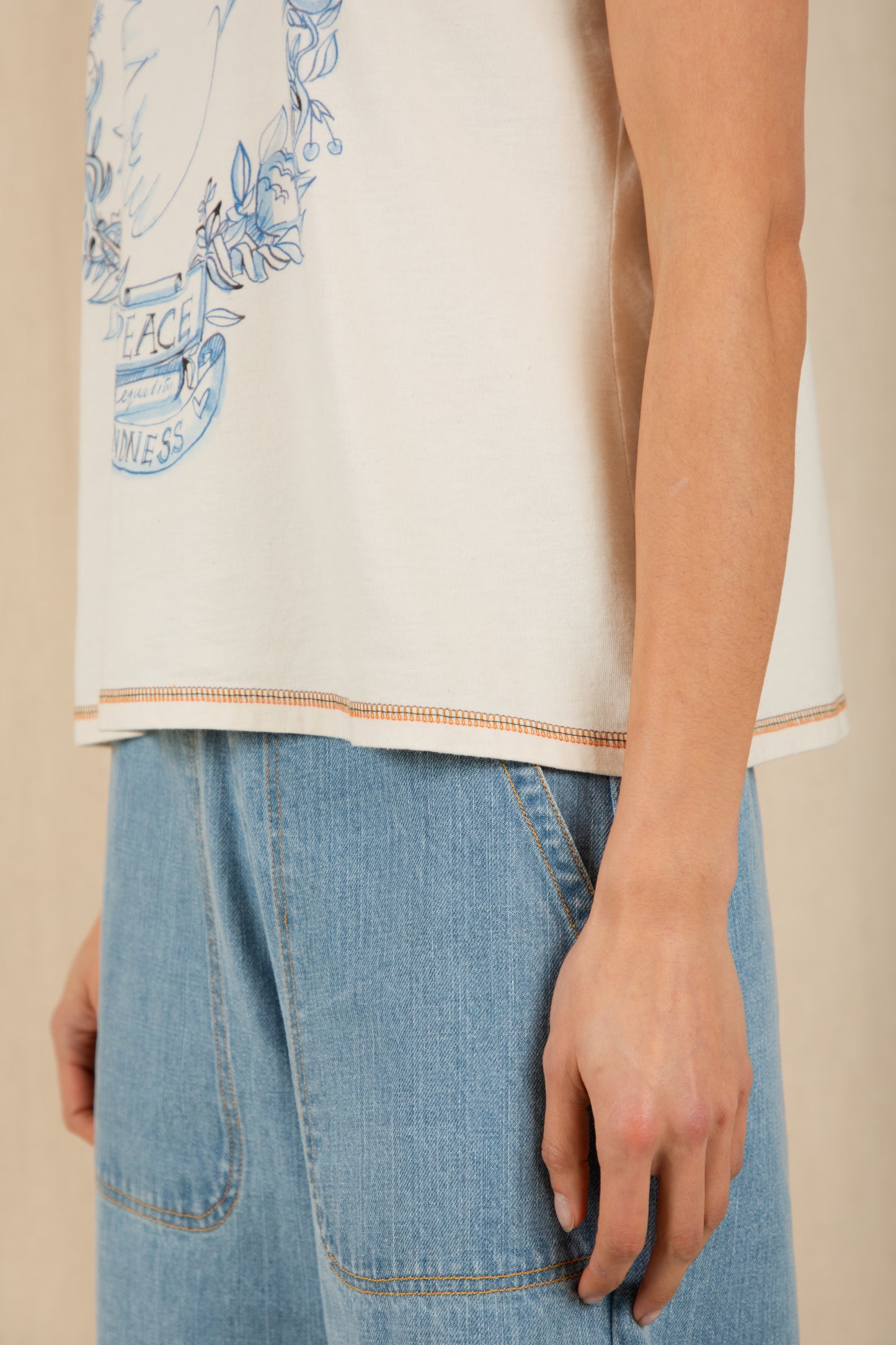 Boyfriend Tee - Ecru