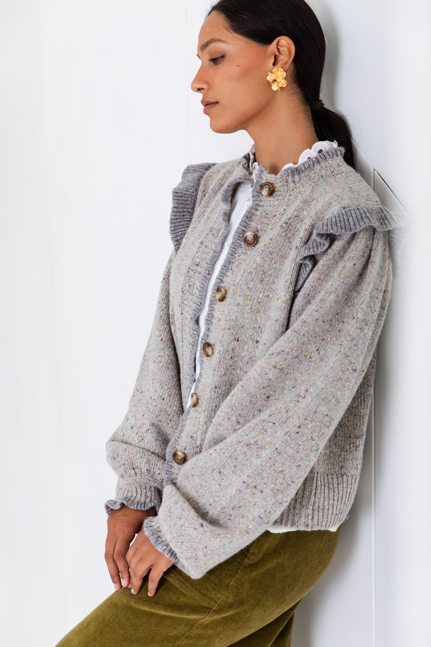 Delphie Knit Jacket - Mist