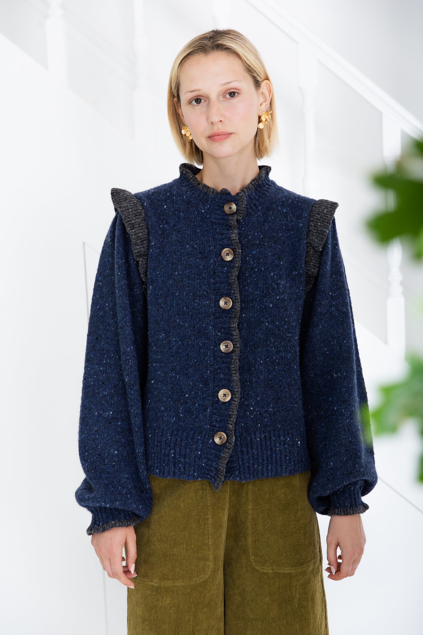 Delphie Knit Jacket - Navy