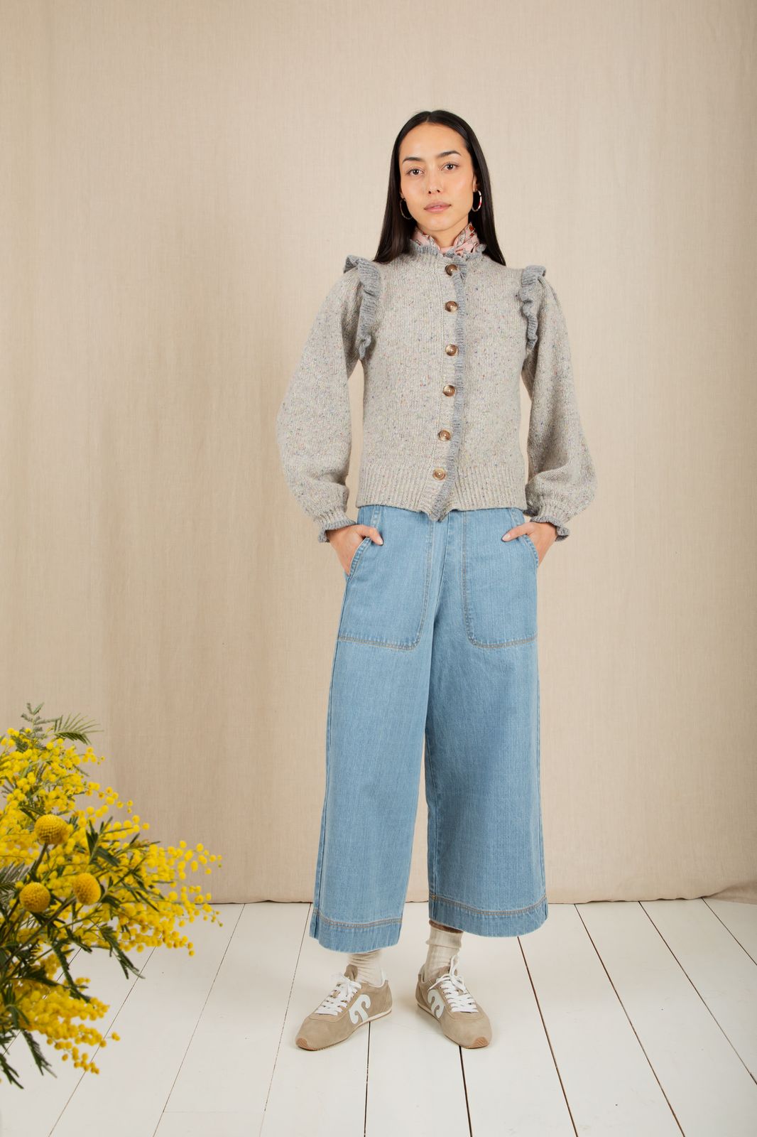 Delphie Knit Jacket - Mist