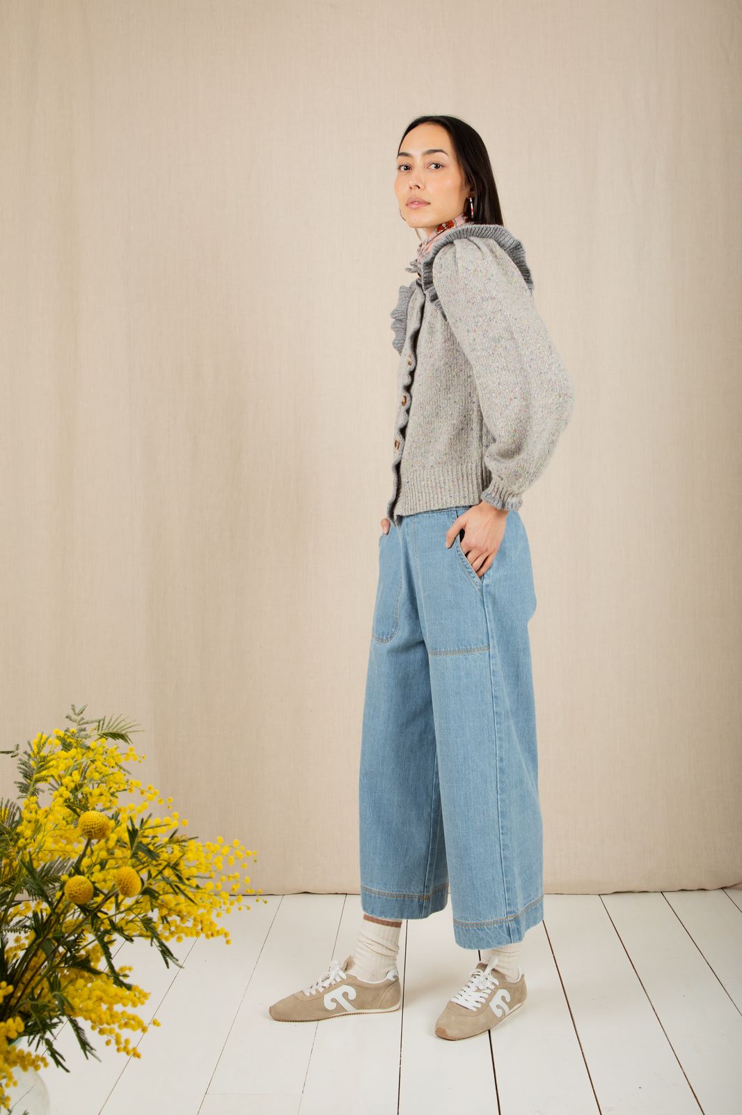 Delphie Knit Jacket - Mist