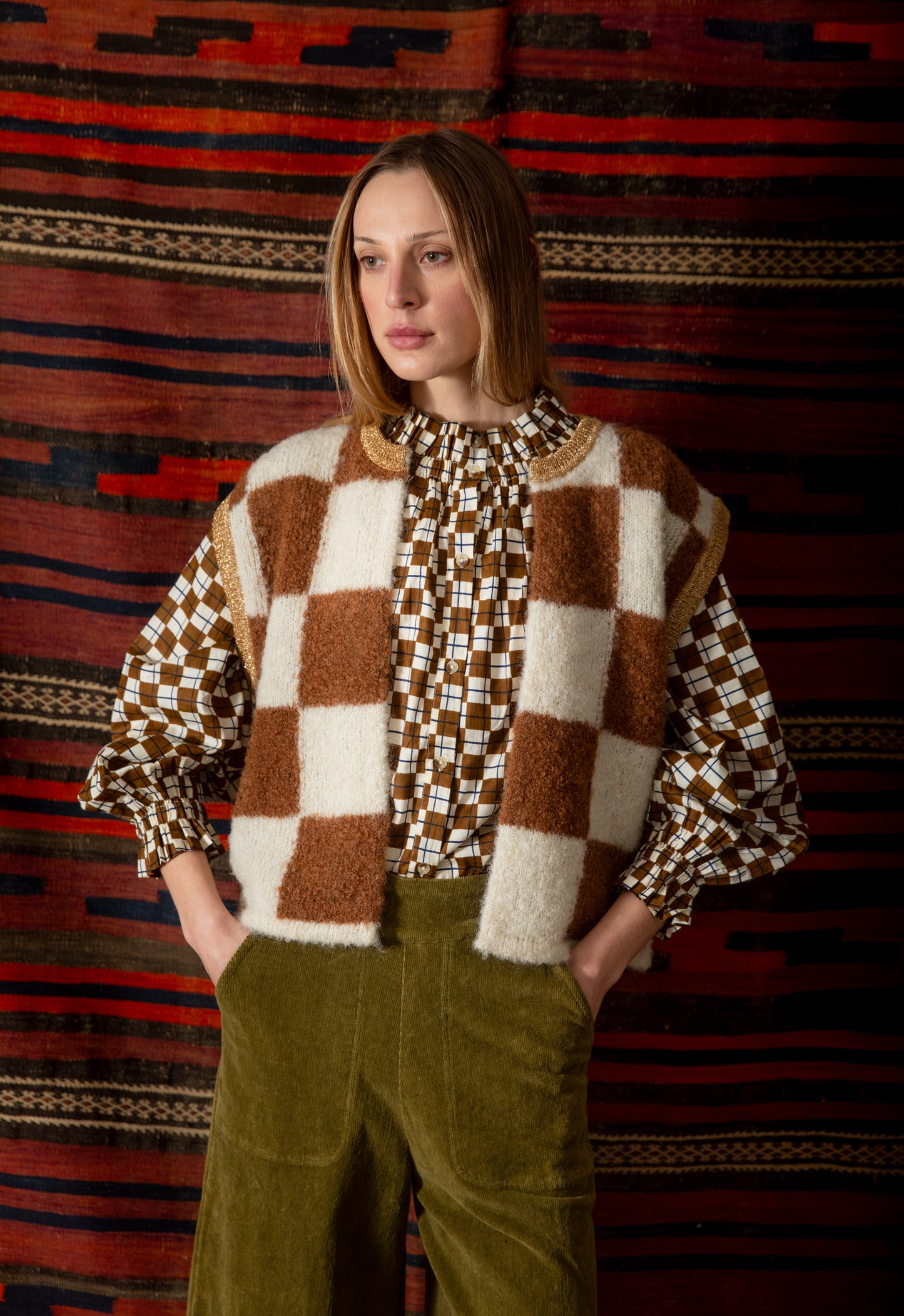 Earl Gilet - Camel