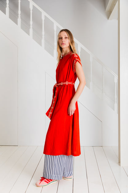 Eden Dress  - Poppy Red