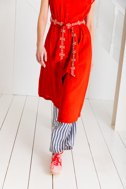 Eden Dress  - Poppy Red