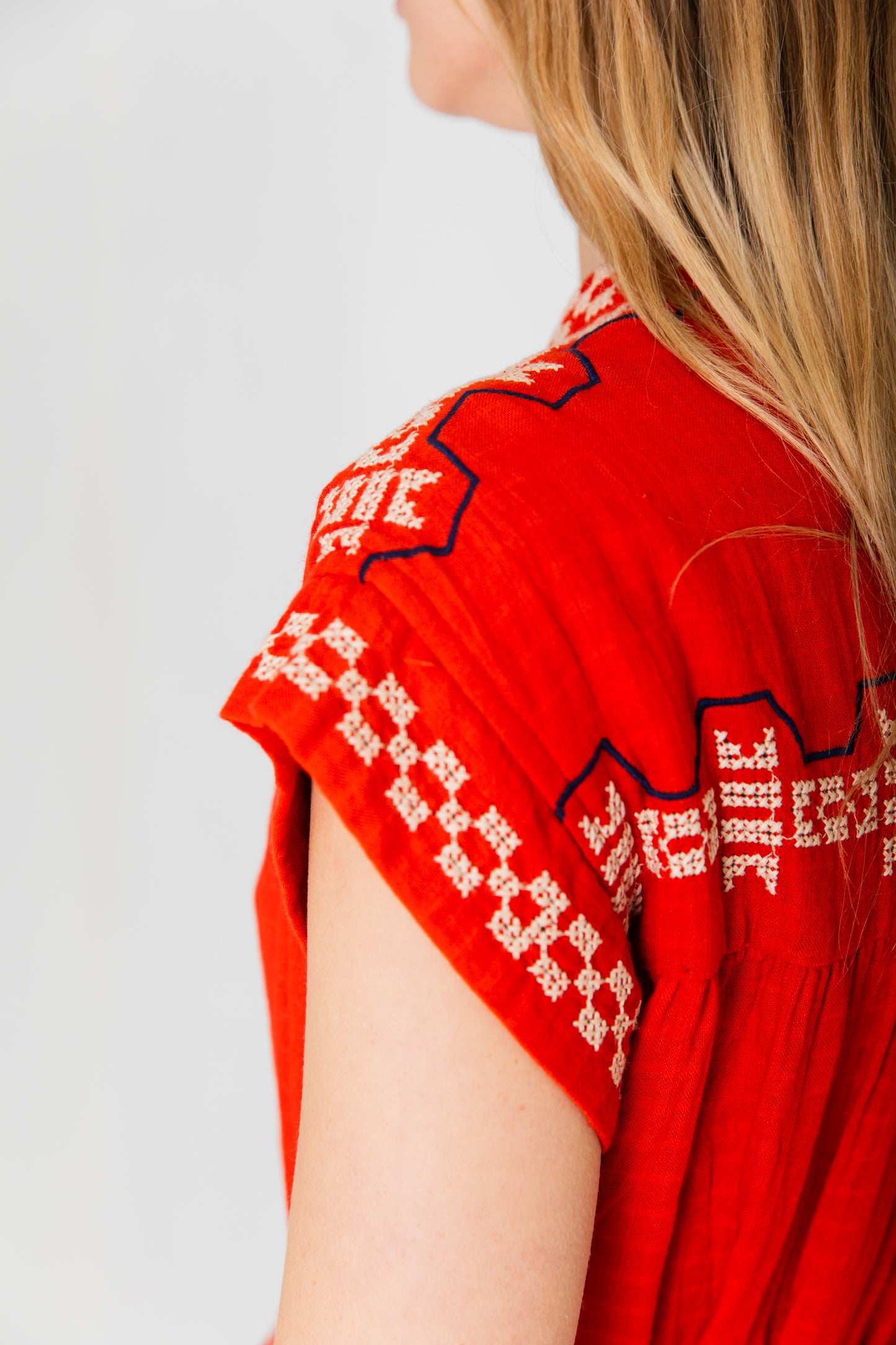 Eden Dress  - Poppy Red