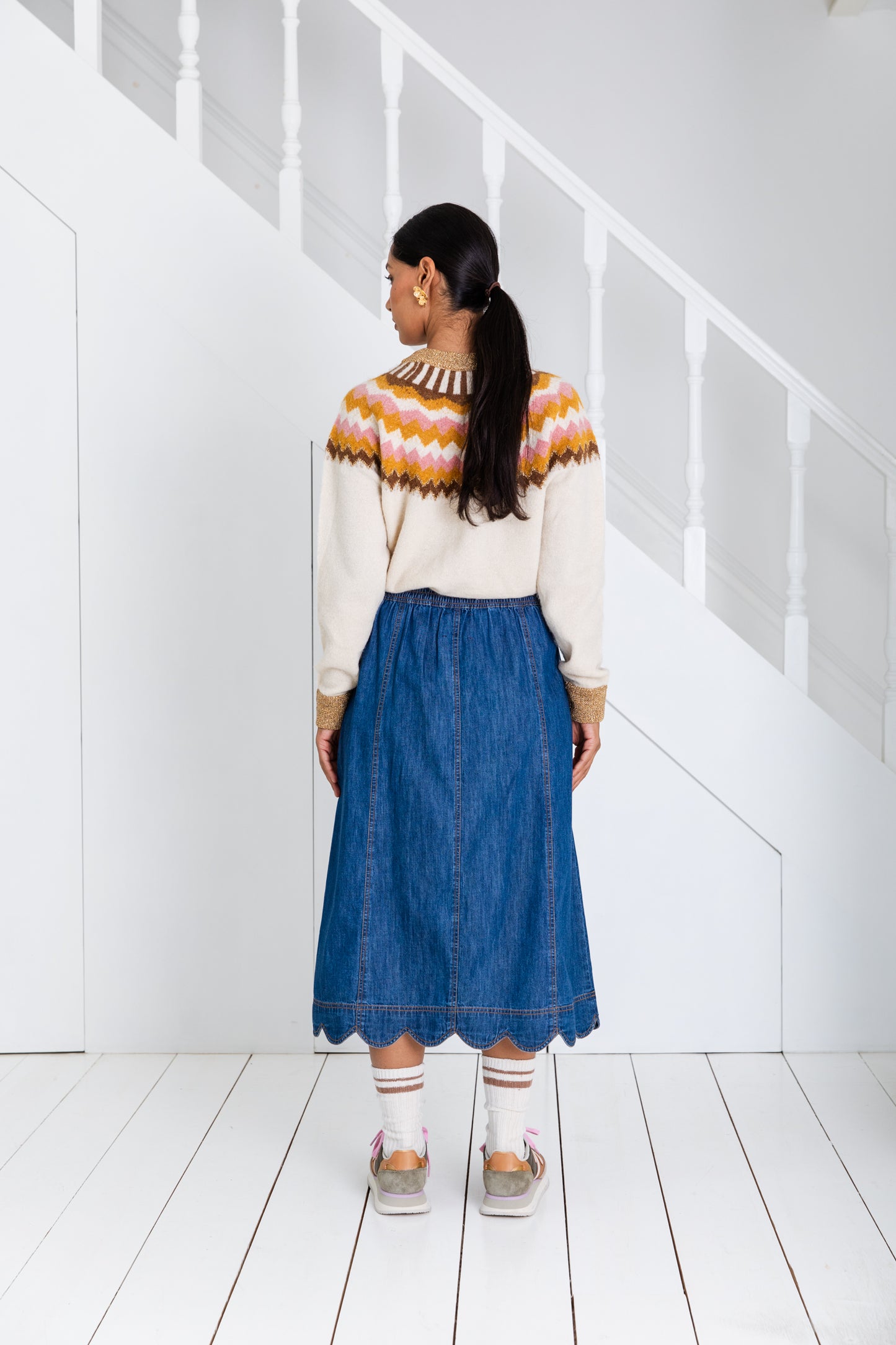 Elda Skirt - Dark Denim