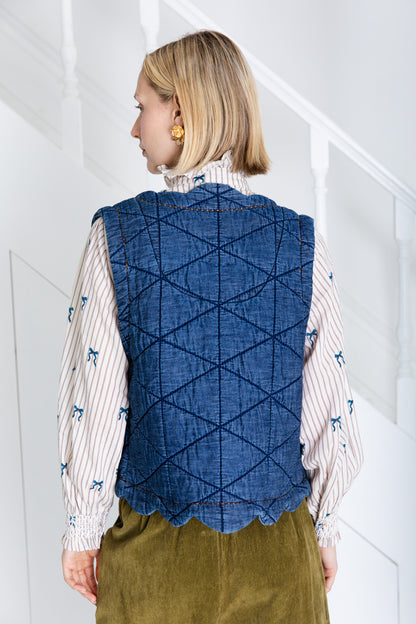 Estelle Gilet - Denim