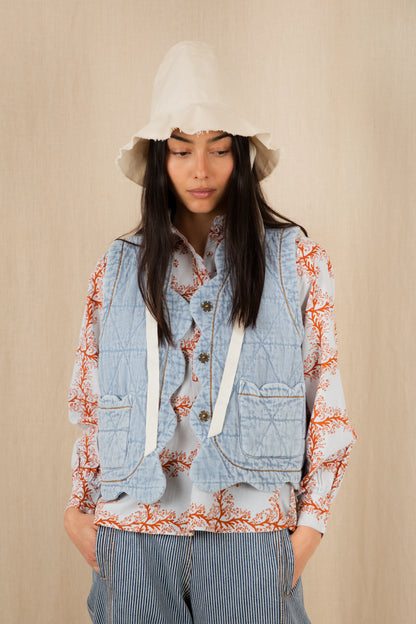 Estelle Gilet - Ice Blue