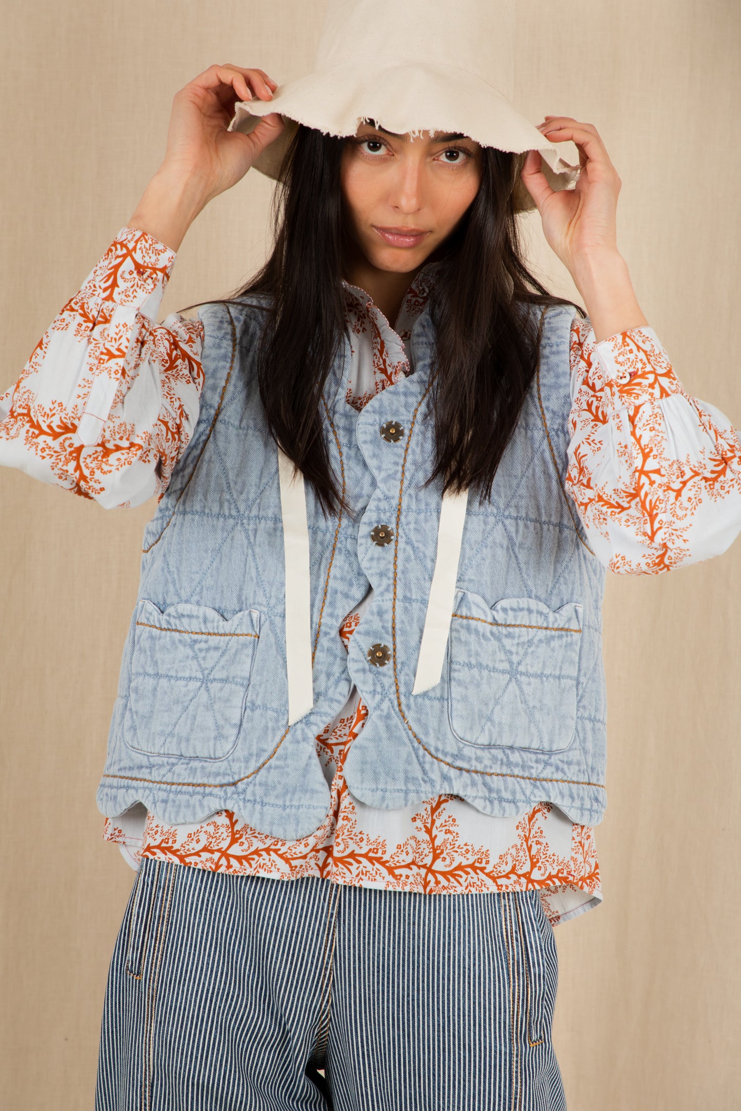 Estelle Gilet - Ice Blue