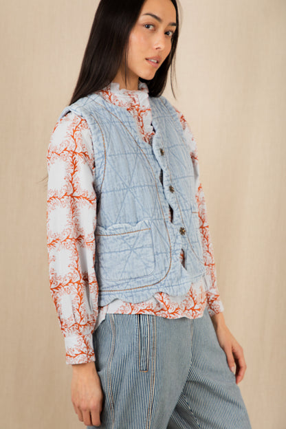 Estelle Gilet - Ice Blue