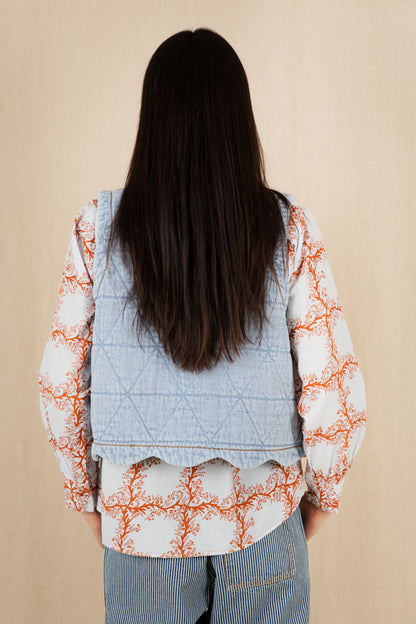 Estelle Gilet - Ice Blue