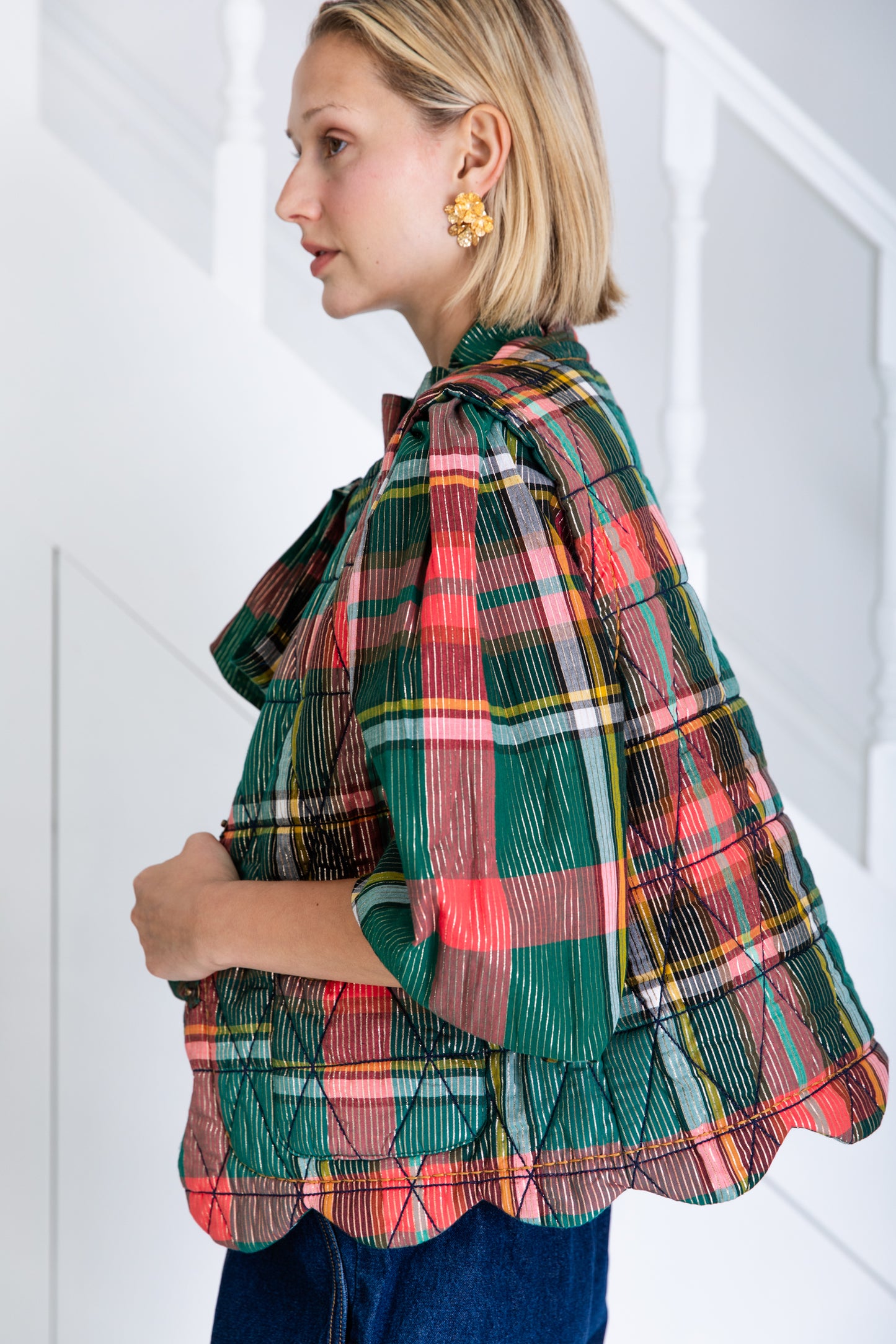 Estelle Gilet - Rose / Fir