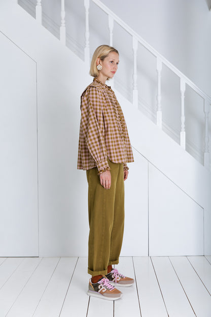 Etienne Shirt - Blush / Olive